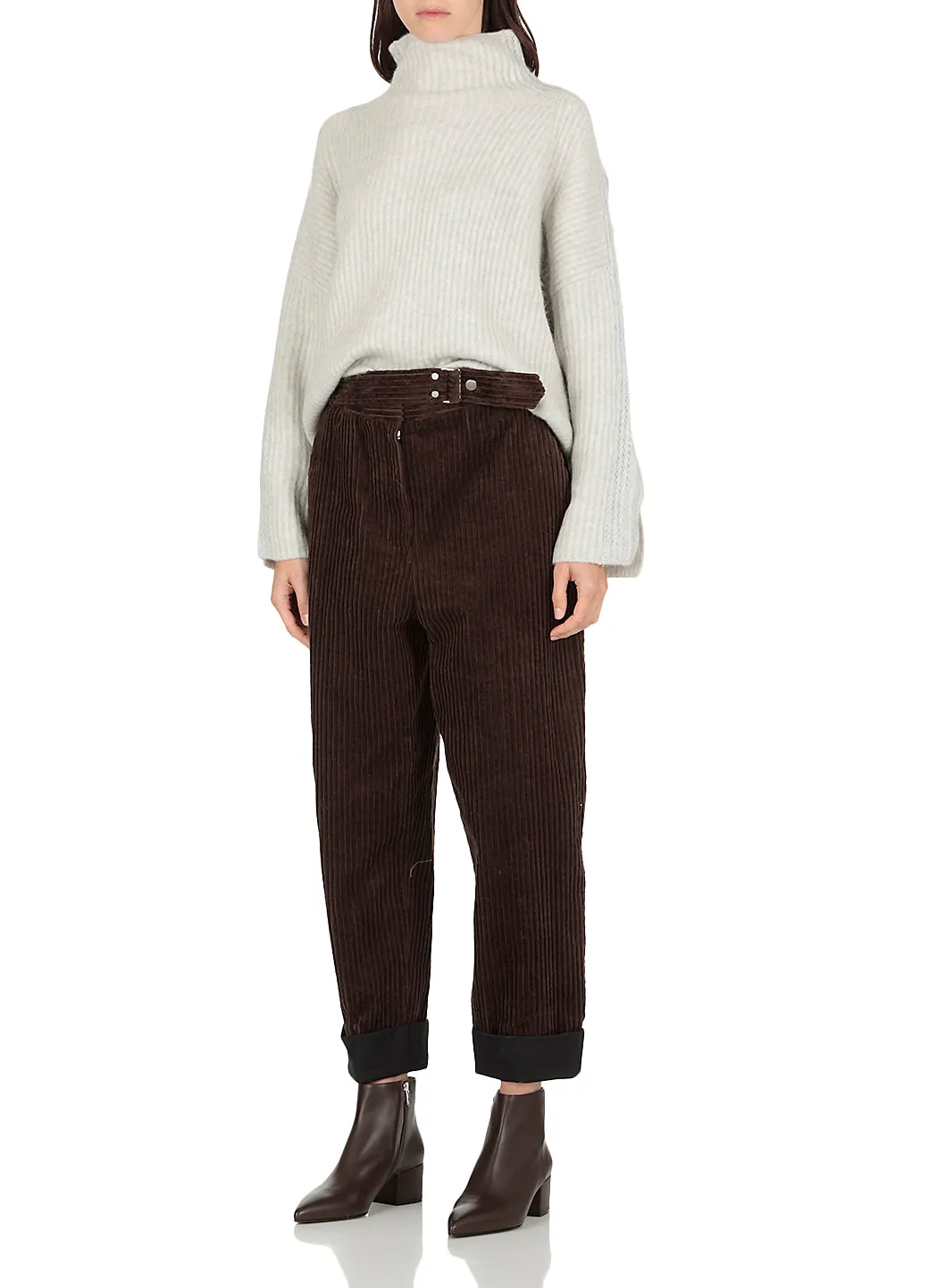 3.1 Phillip Lim Belted High-Waist Trousers