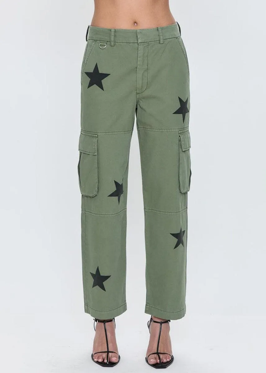 Addie High Rise Cargo Trouser - Royal Honor