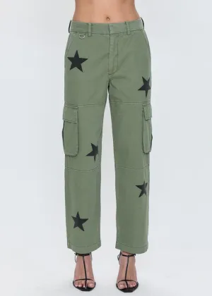 Addie High Rise Cargo Trouser - Royal Honor