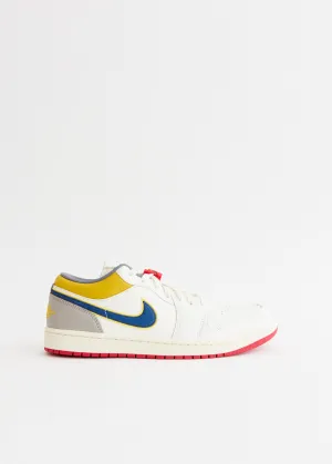 Air Jordan 1 Low PRM 'Sail Brave Blue' Sneakers