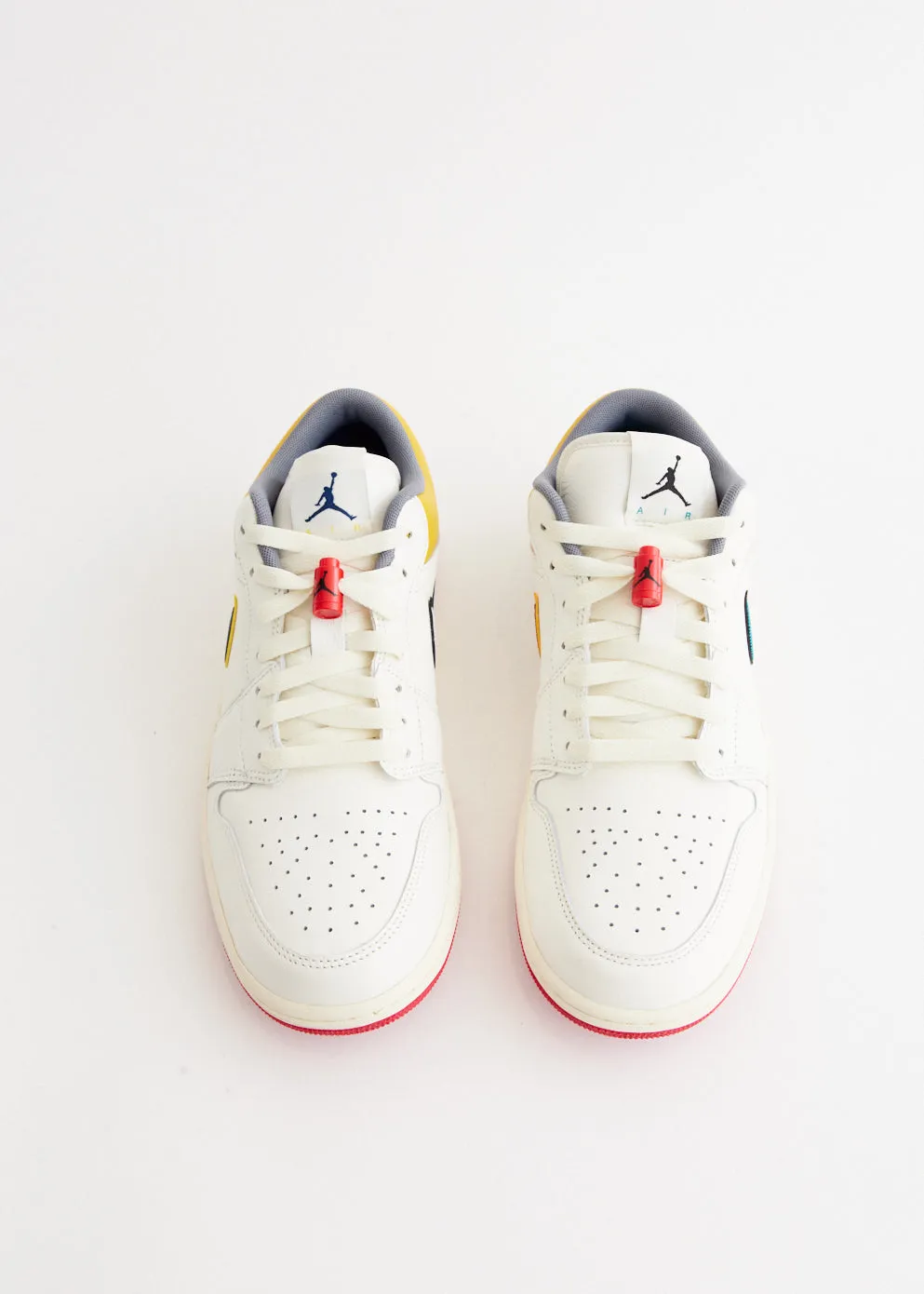 Air Jordan 1 Low PRM 'Sail Brave Blue' Sneakers