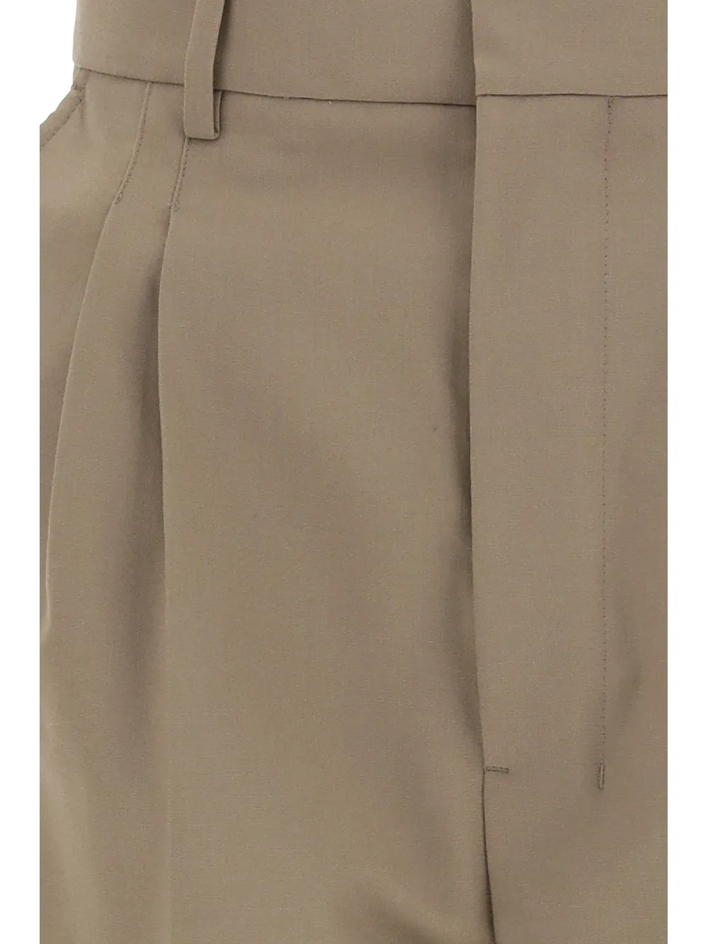 AMI Pleated High Waist Pants