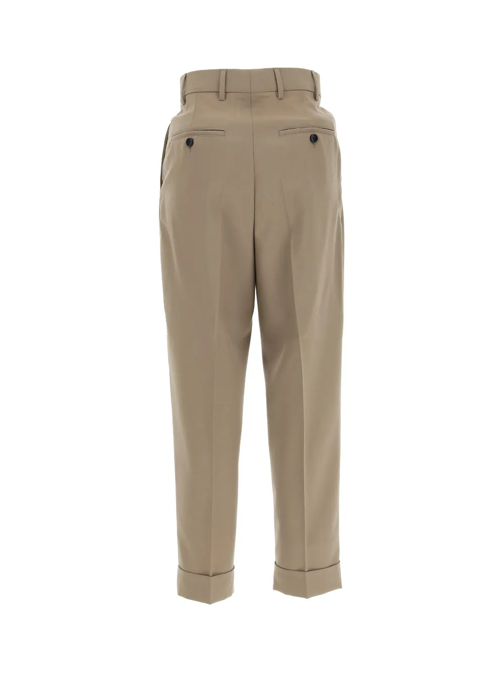 AMI Pleated High Waist Pants