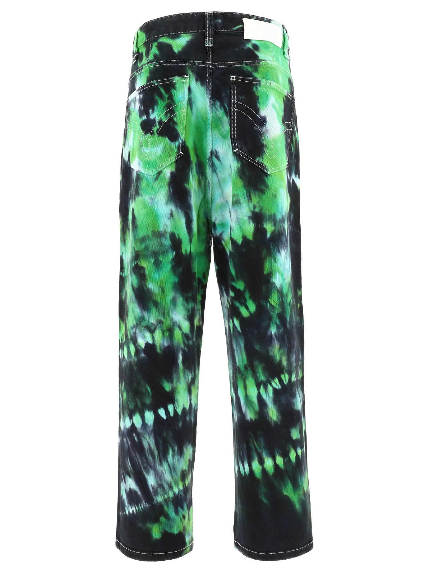 AMI Tie-Dyed High Waist Trousers