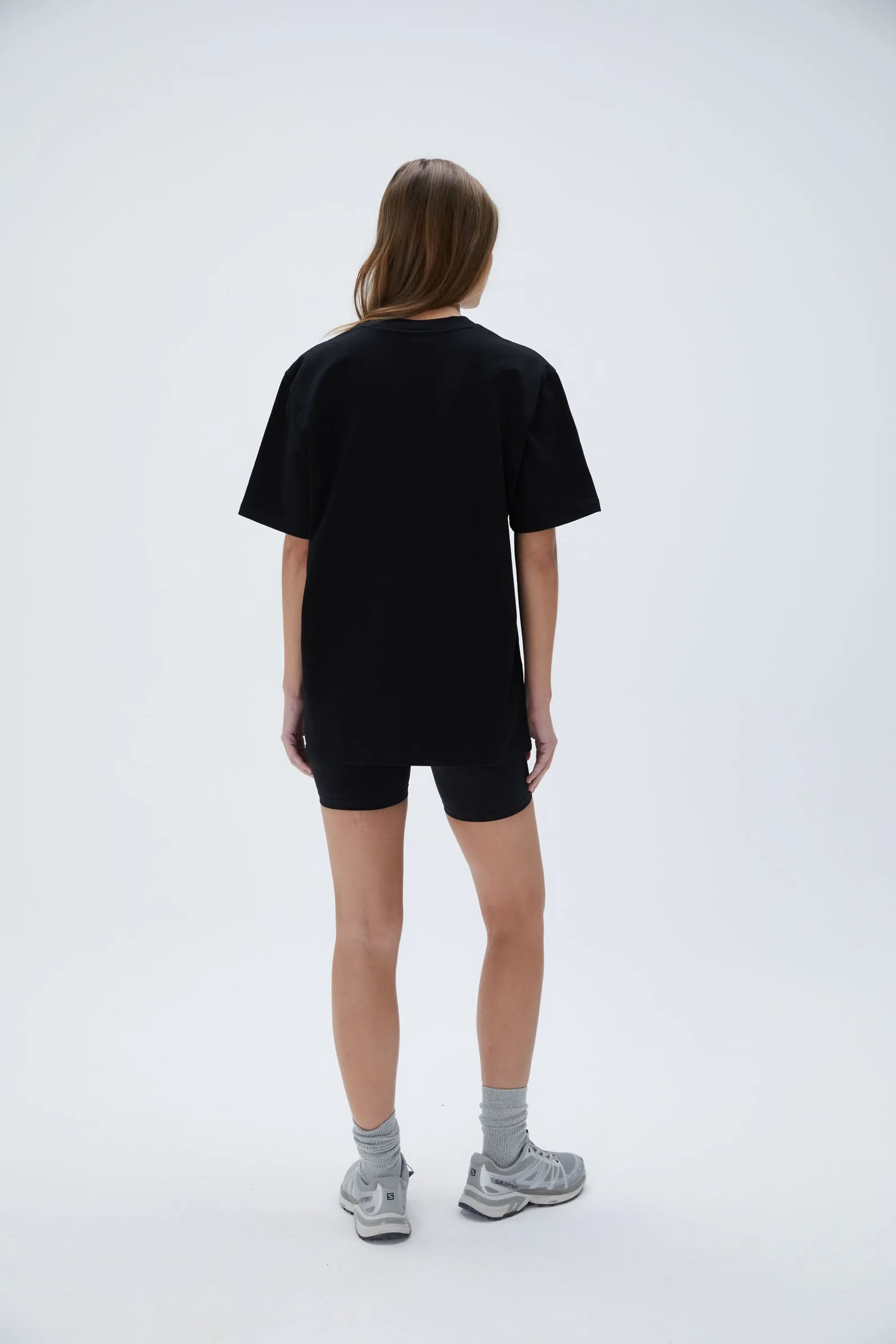 AS Short Sleeve Oversized T-Shirt - Black