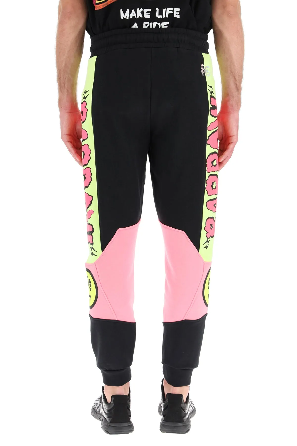 Barrow Logo Printed Panelled Track Pants