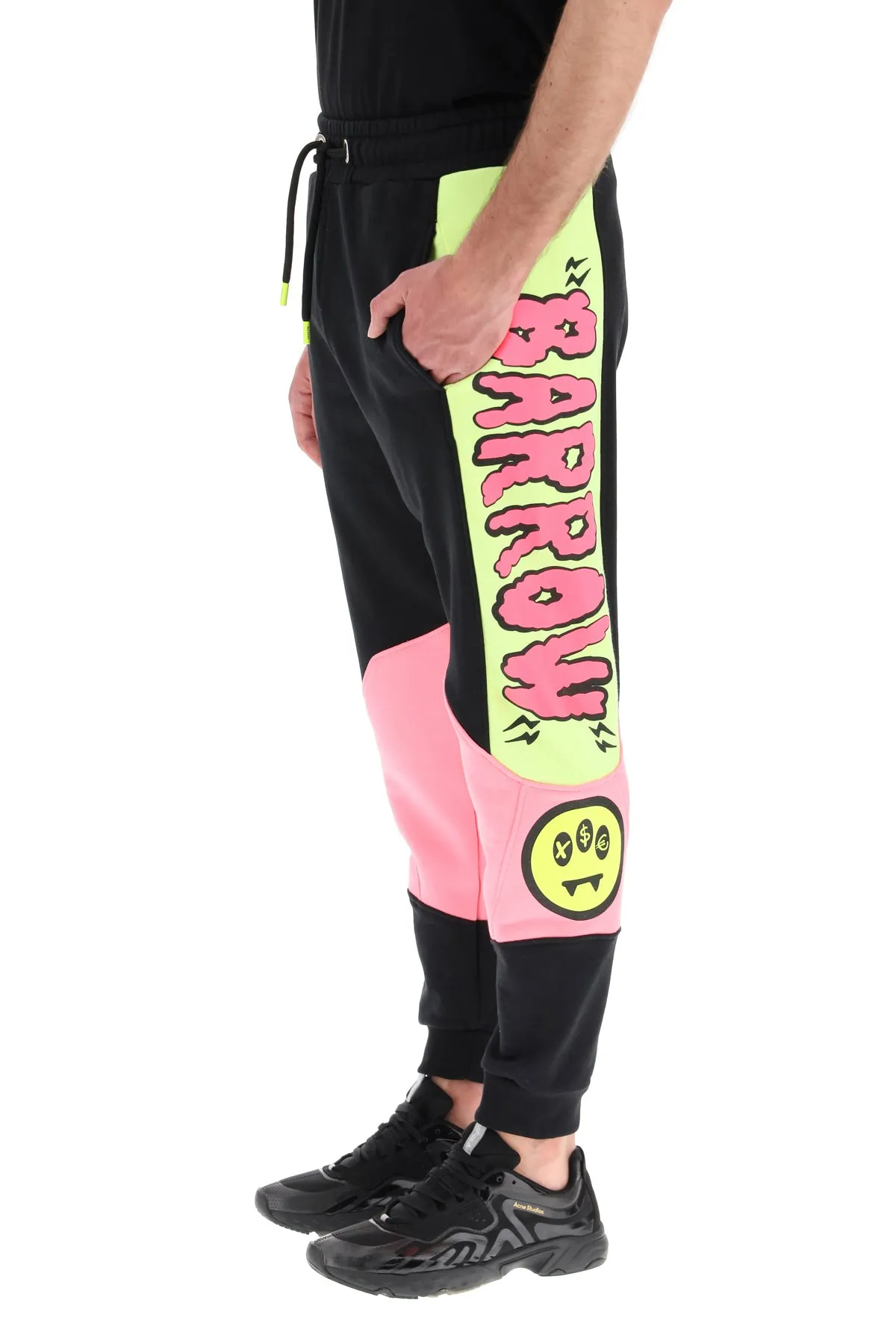Barrow Logo Printed Panelled Track Pants