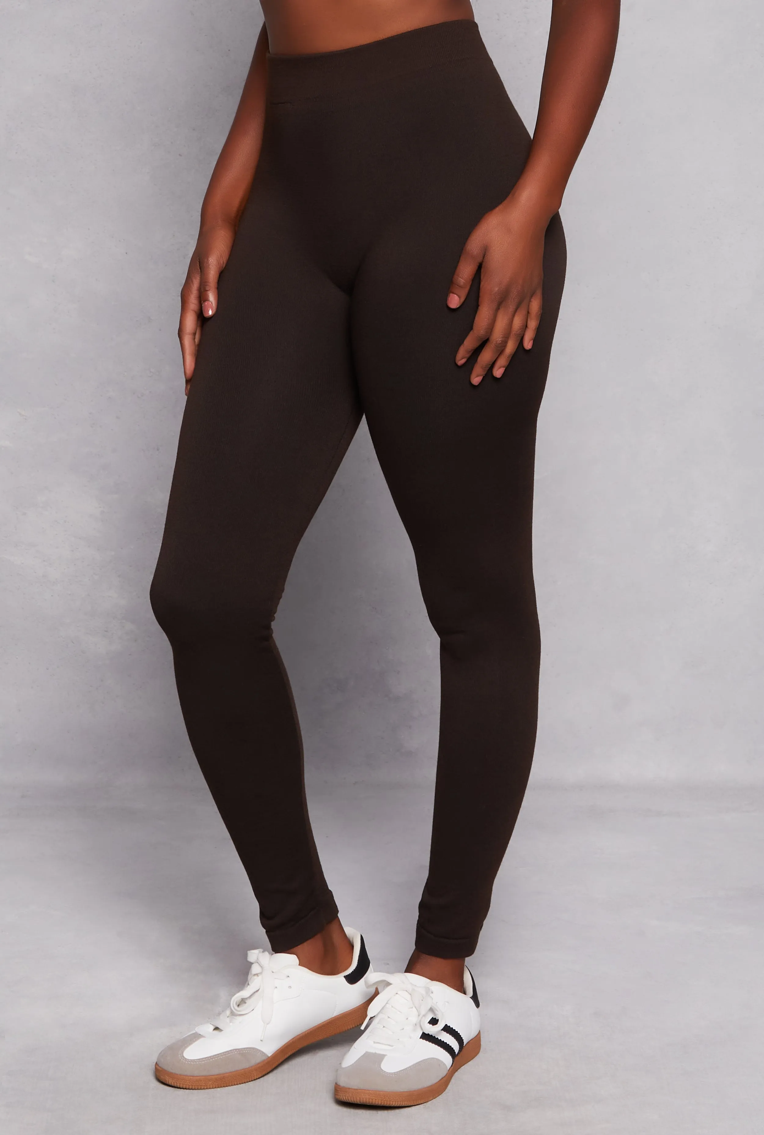 Basic French Terry High Waist Leggings