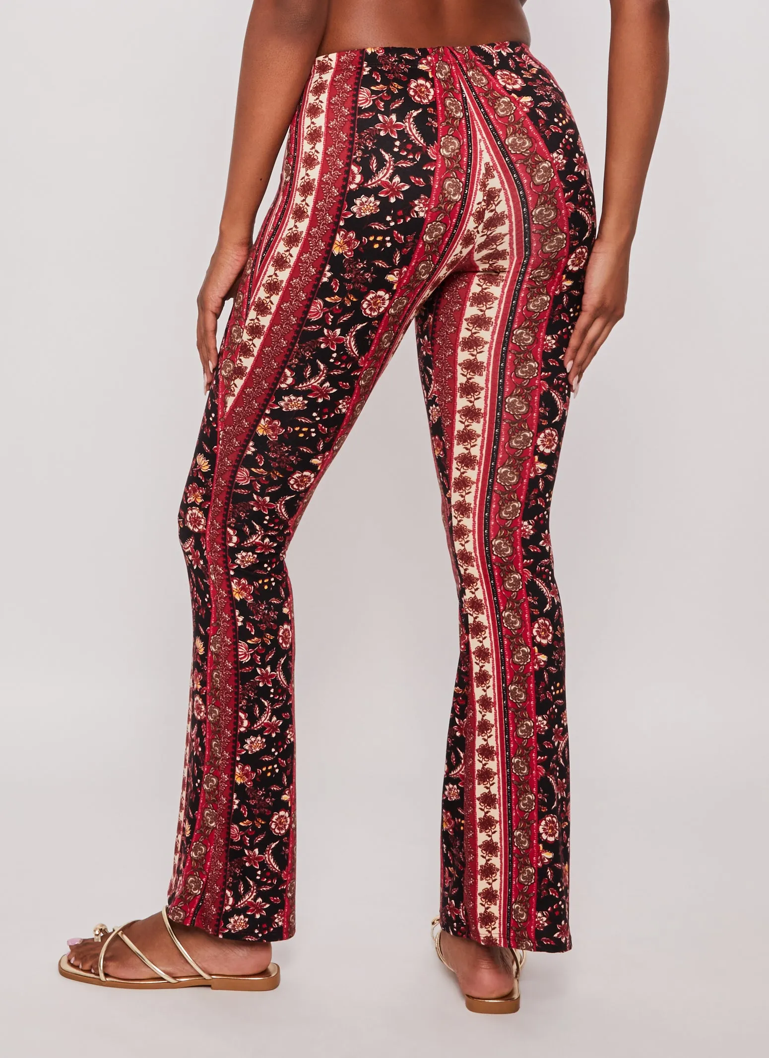 Border Boho Print Pants