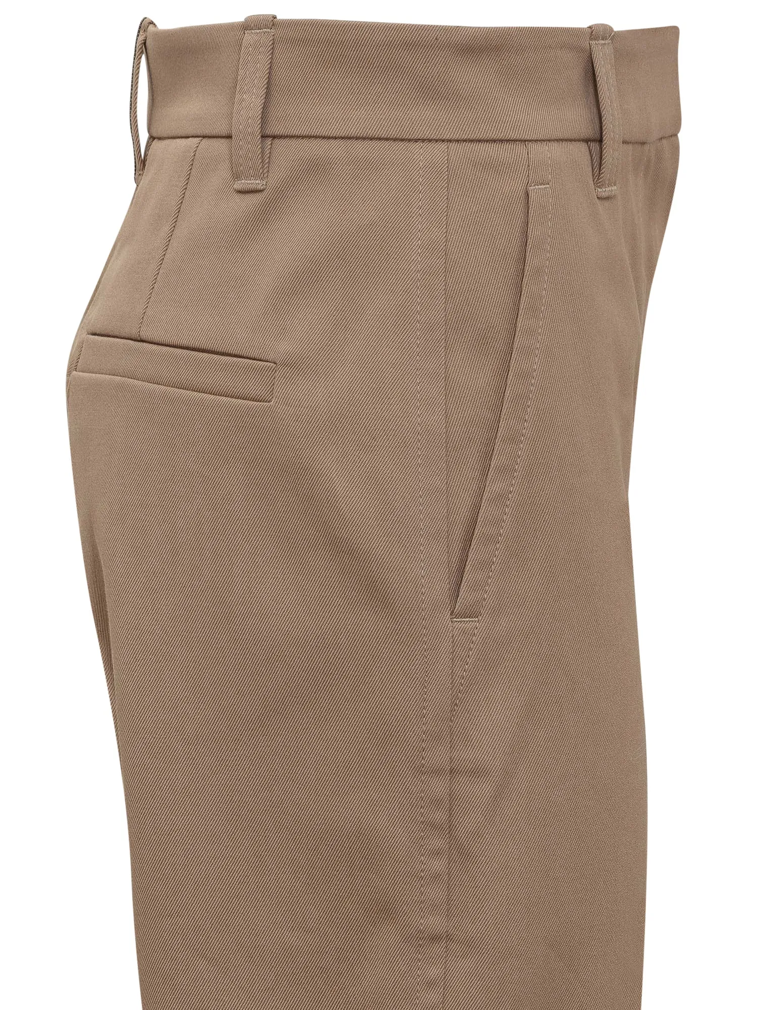 Brunello Cucinelli High-Waisted Chino Pants