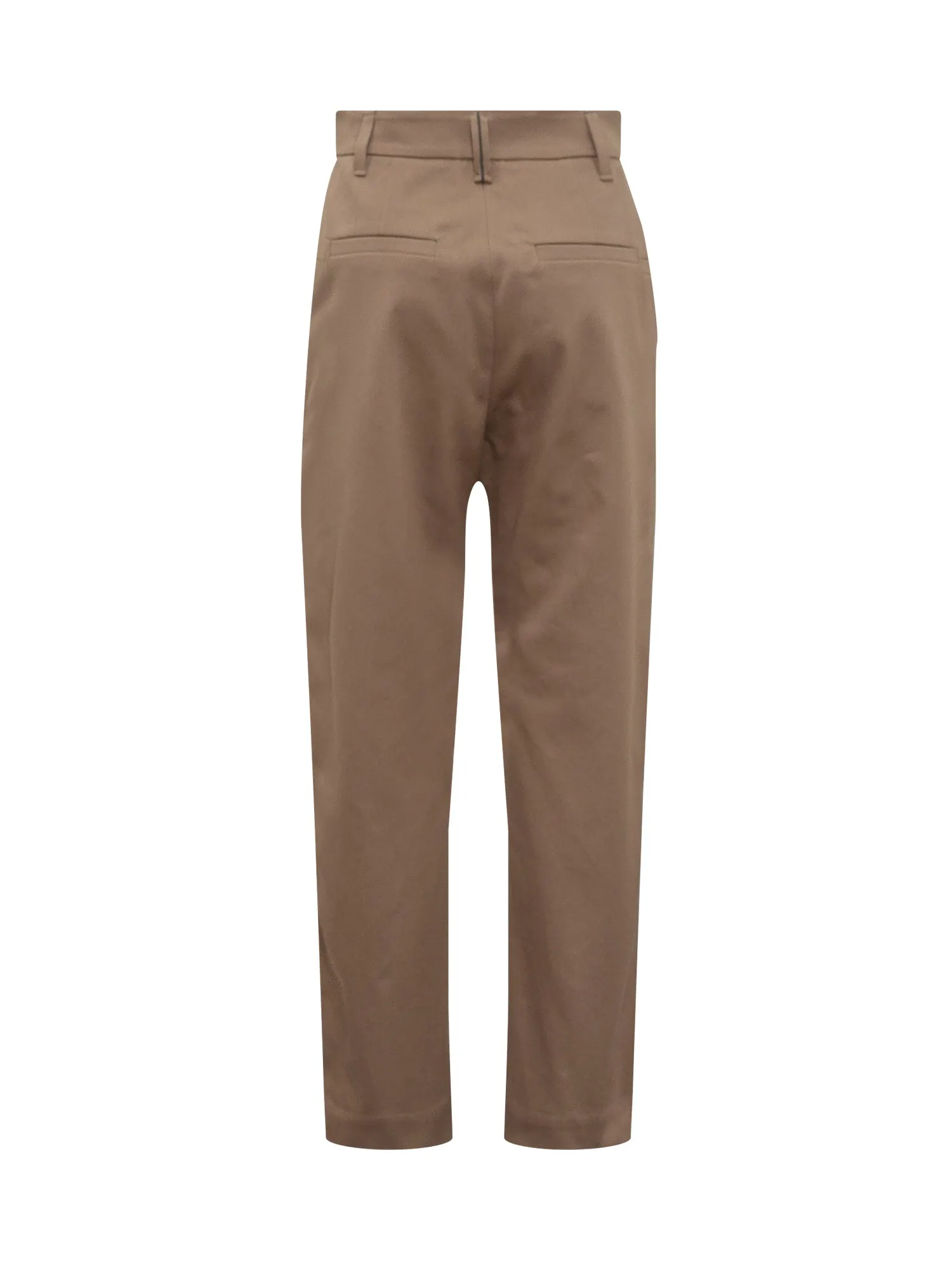 Brunello Cucinelli High-Waisted Chino Pants