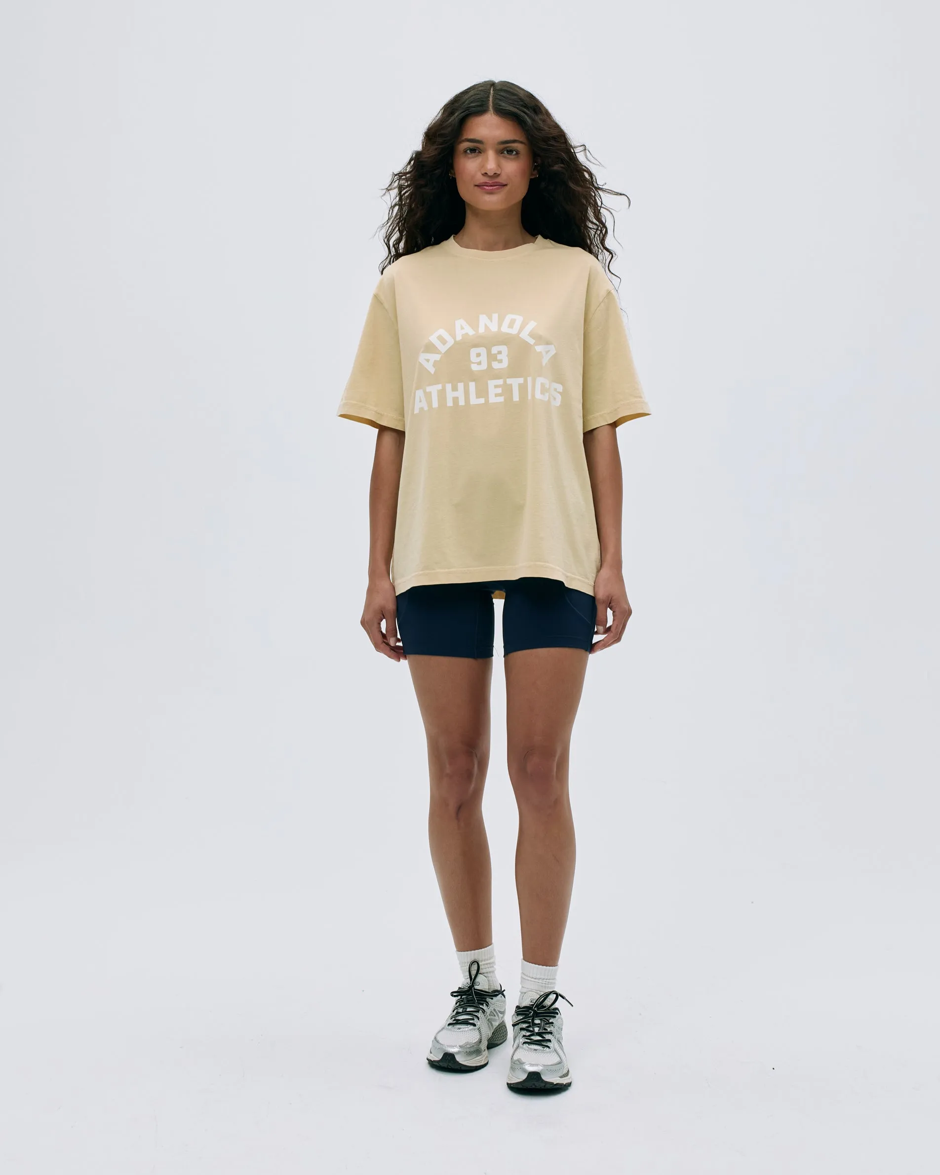 Campus Vintage Wash Lightweight T-shirt - Butter Yellow