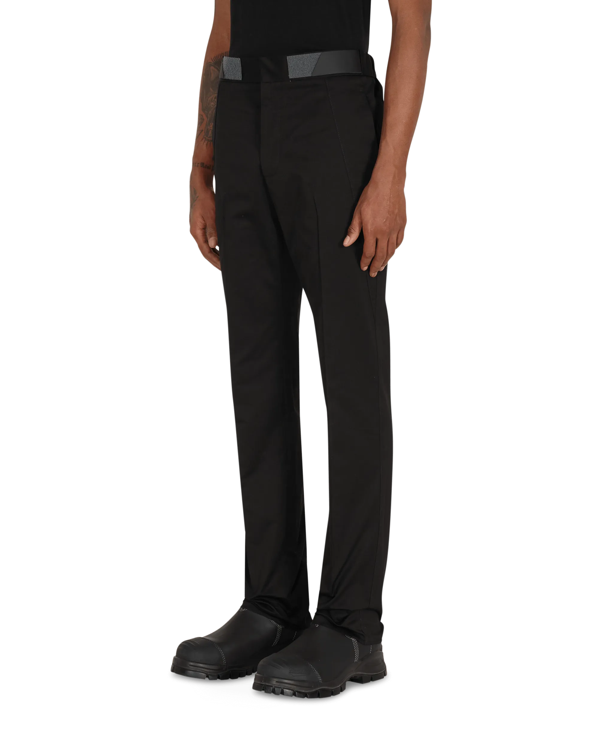 Diagonal Attica Pants Black
