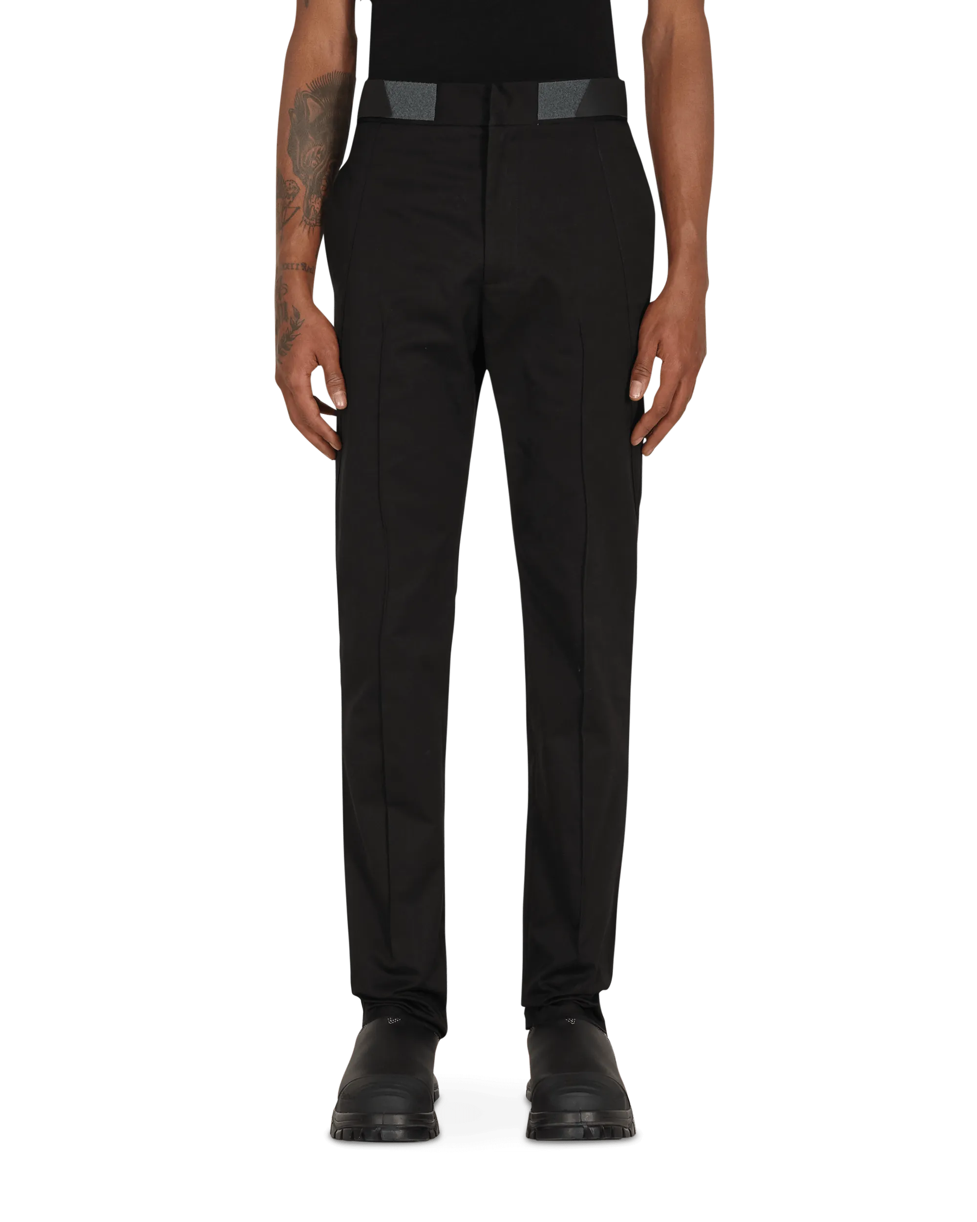 Diagonal Attica Pants Black