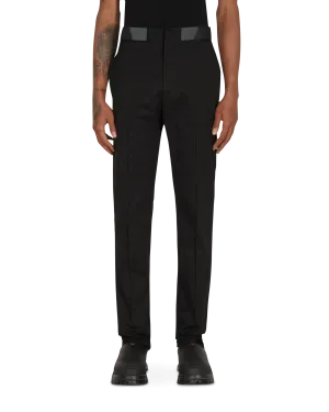 Diagonal Attica Pants Black