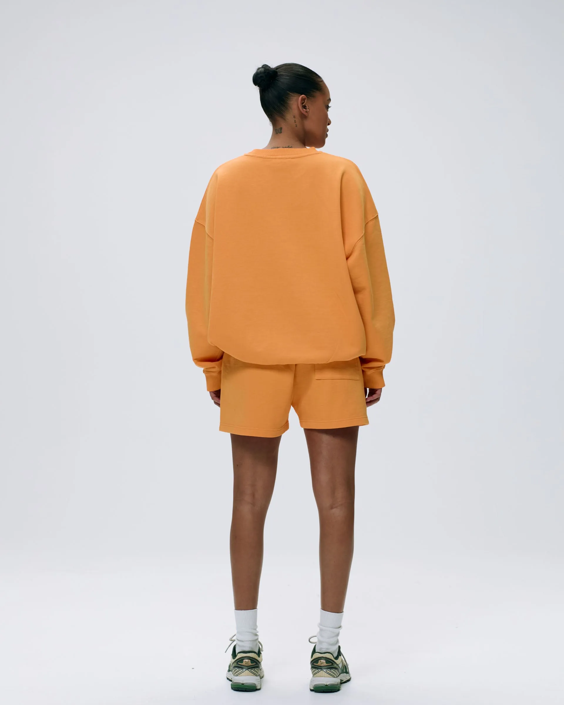 Distance Oversized Sweatshirt - Mango Orange
