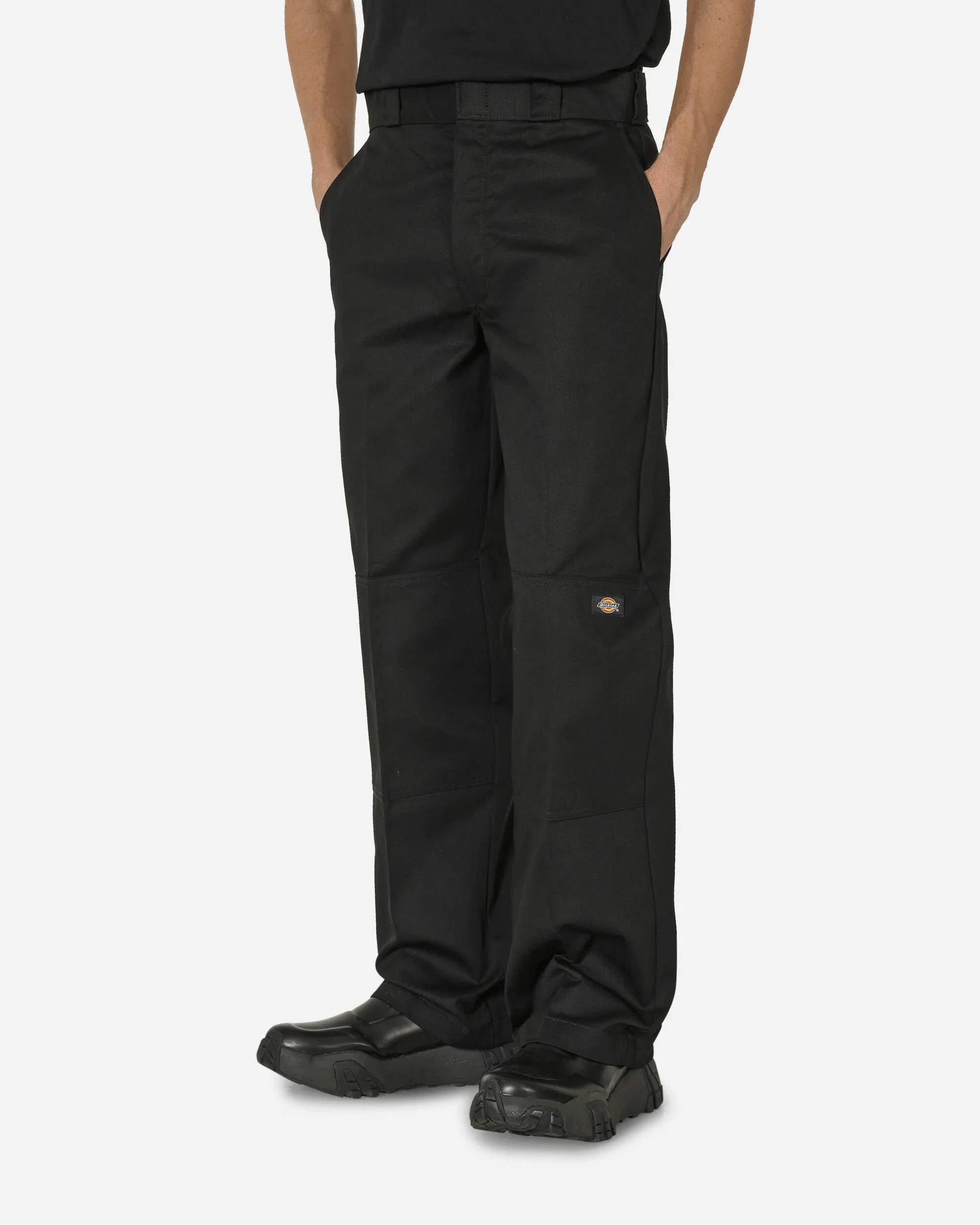 Double Knee Work Pants Black