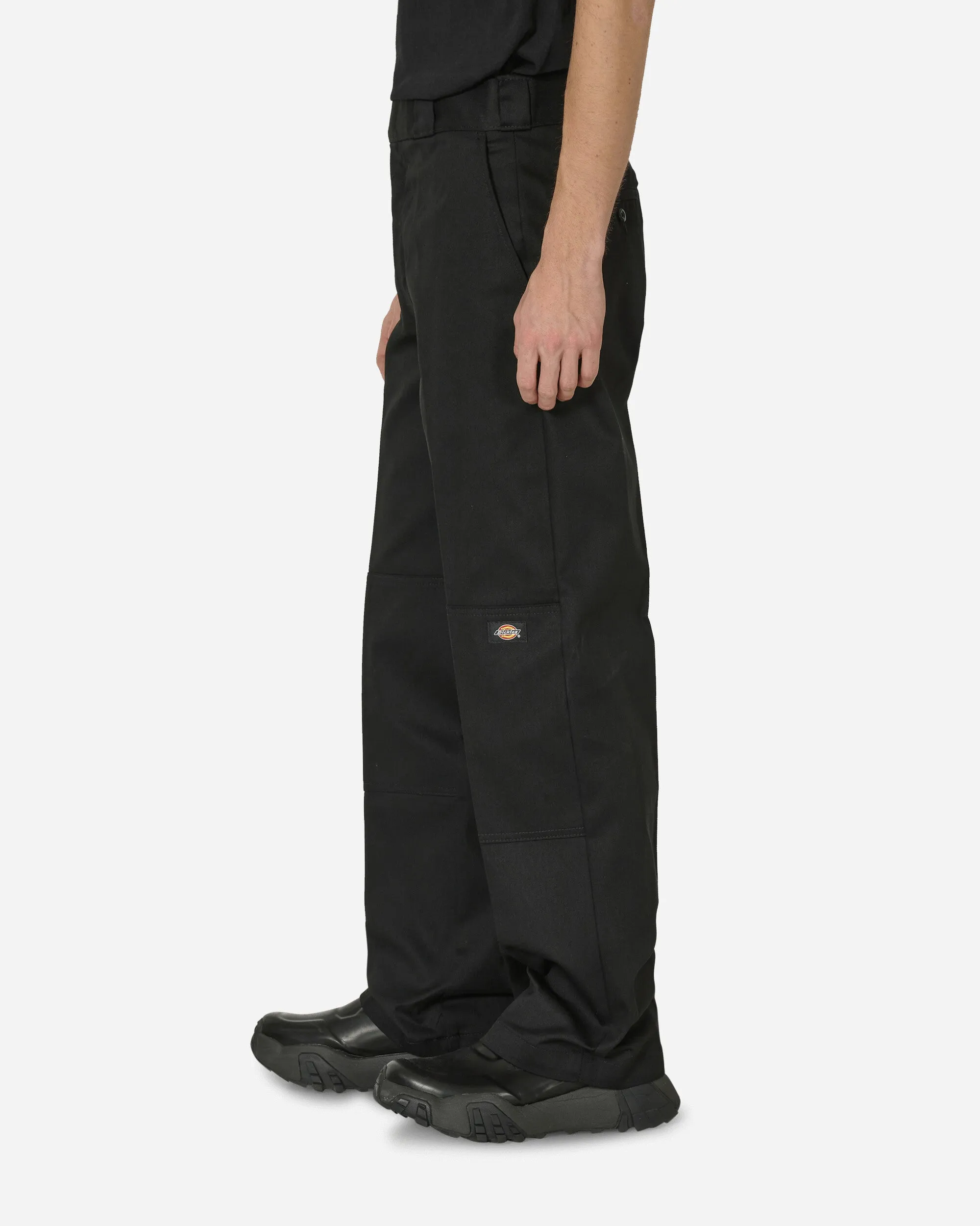 Double Knee Work Pants Black