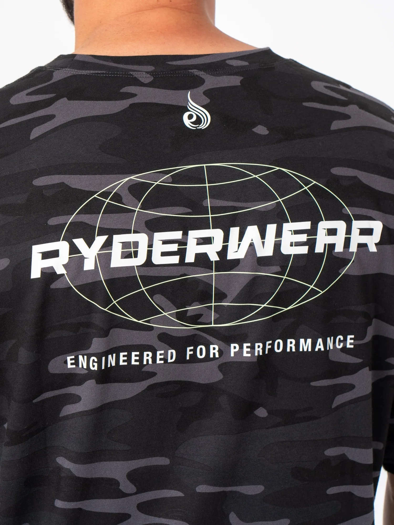 Energy Oversized T-Shirt - Black Camo