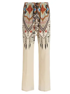 Etro Geometric Printed Straight Leg Pants