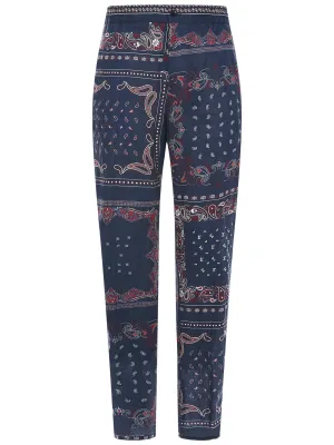 Etro Paisley Printed Cropped Trousers