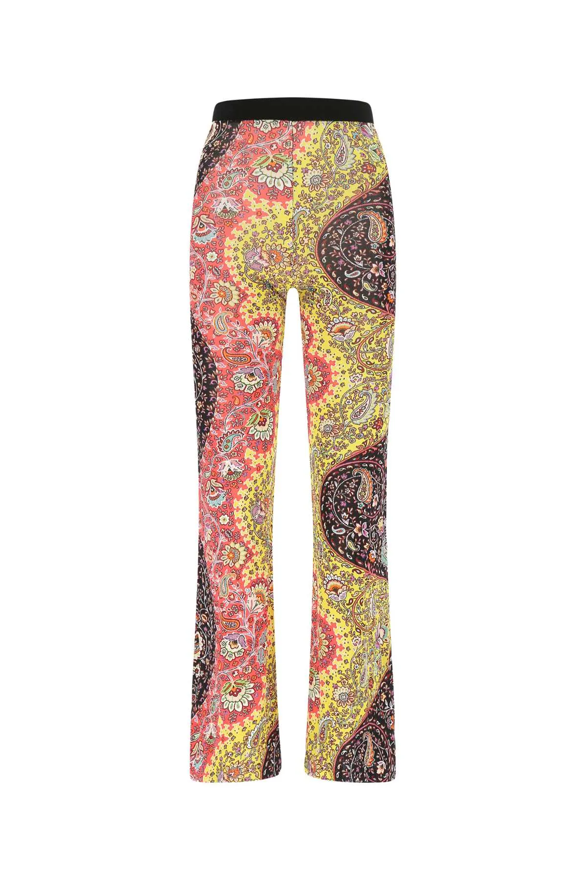 Etro Paisley Printed High-Waist Flared Pants