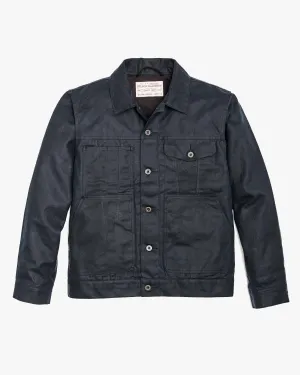 Filson Tin Cloth Short Lined Cruiser Jacket - Service Blue