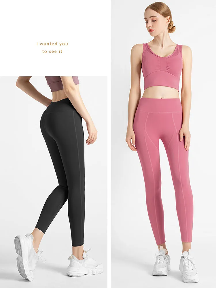 High Waisted Yoga Pants Workout Leggings with Pockets