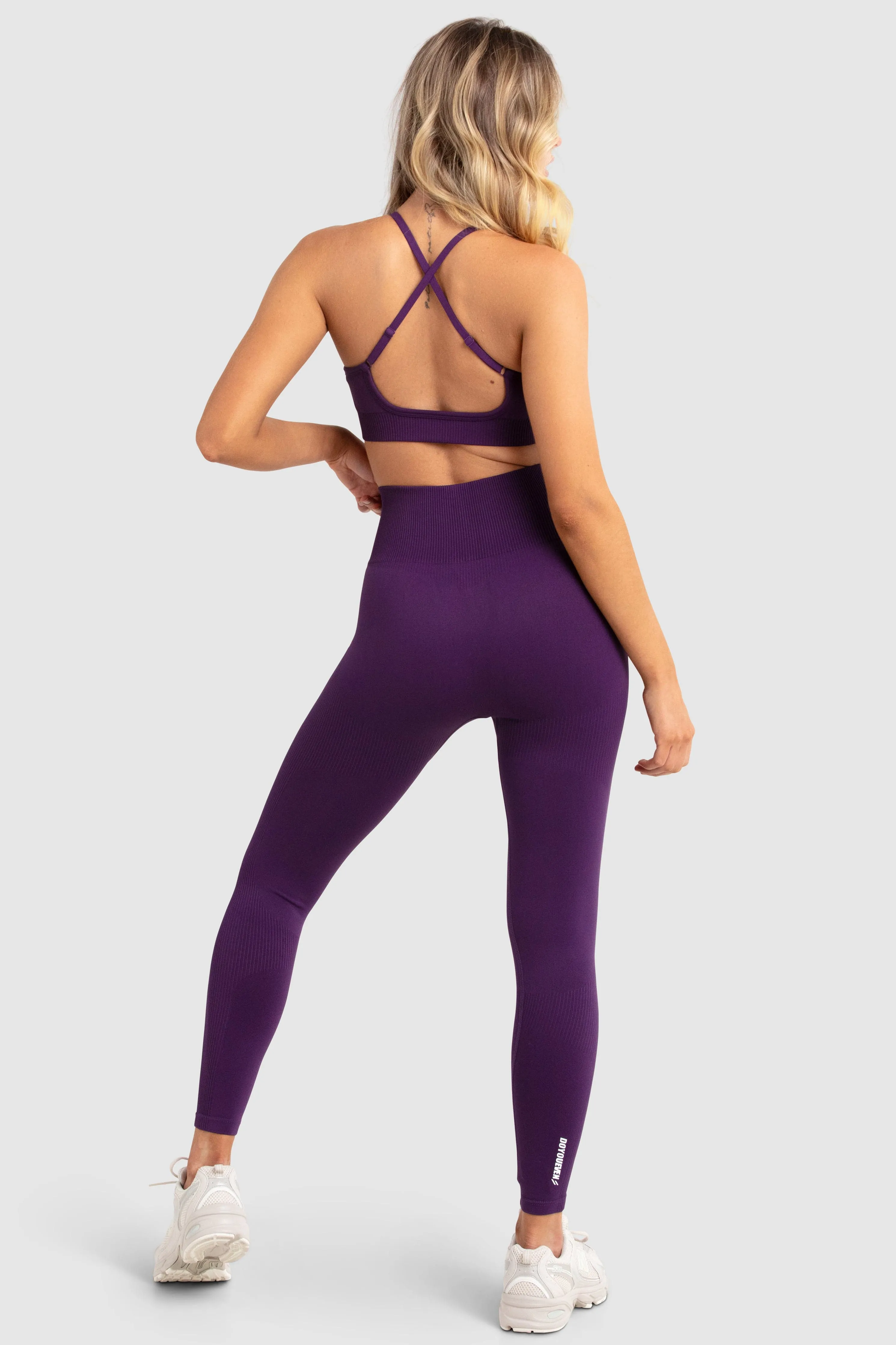 Impact Seamless Crop - Plum