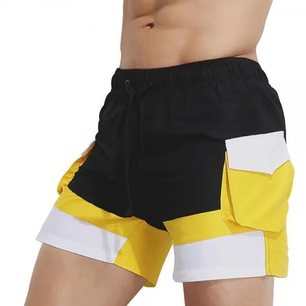 Men Beachwear Pants Plus Size Swimwear Movement Surfing Shorts
