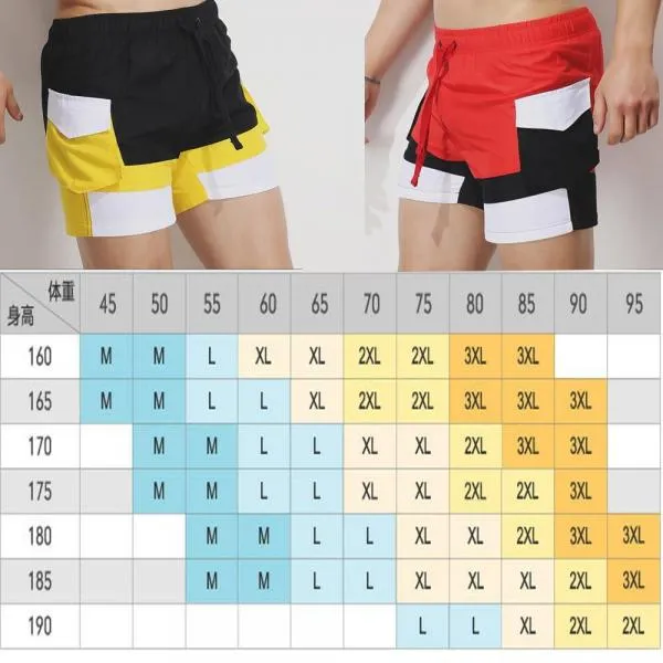 Men Beachwear Pants Plus Size Swimwear Movement Surfing Shorts