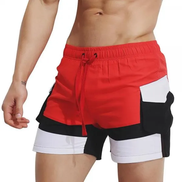 Men Beachwear Pants Plus Size Swimwear Movement Surfing Shorts