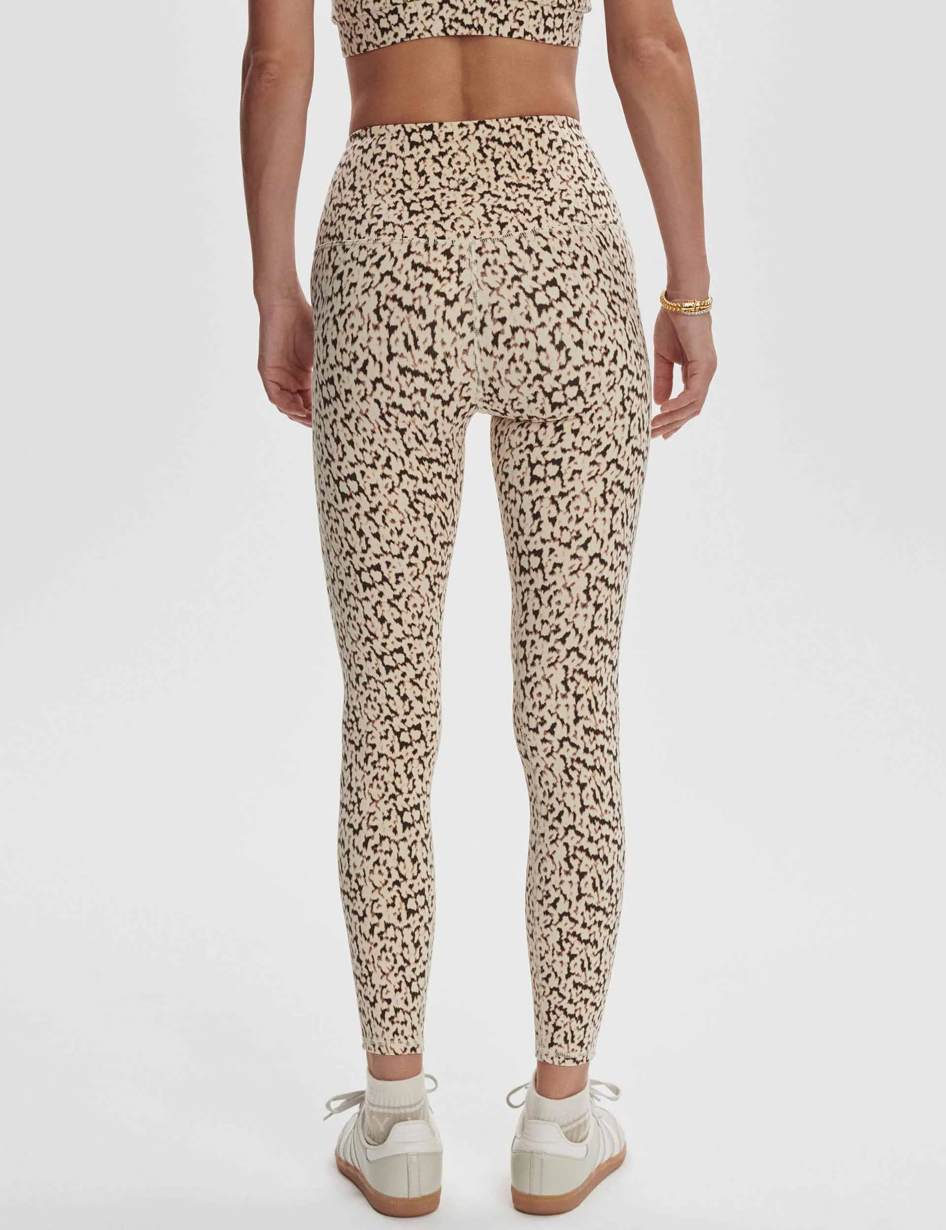 Move Pocket High Legging 25" - Almond Abstract Leopard