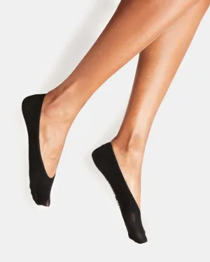NO-SLIP FOOTIES BLACK