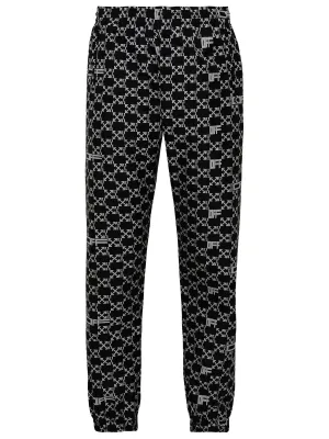 Off-White Logo Printed Straight Leg Track Pants