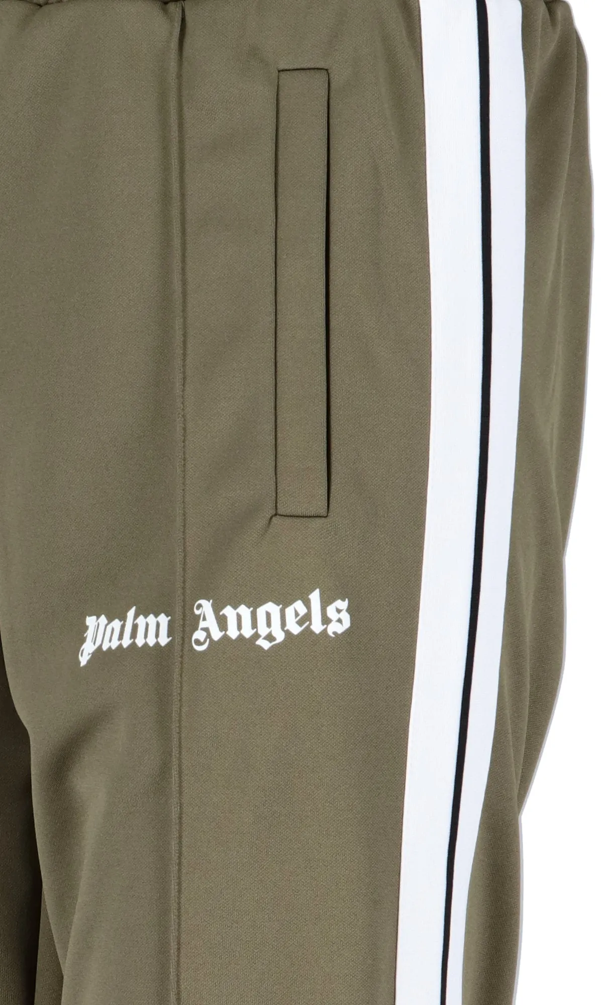 Palm Angels Logo Printed Side Striped Track Pants