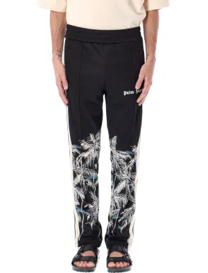 Palm Angels Palm Printed Side Striped Track Pants