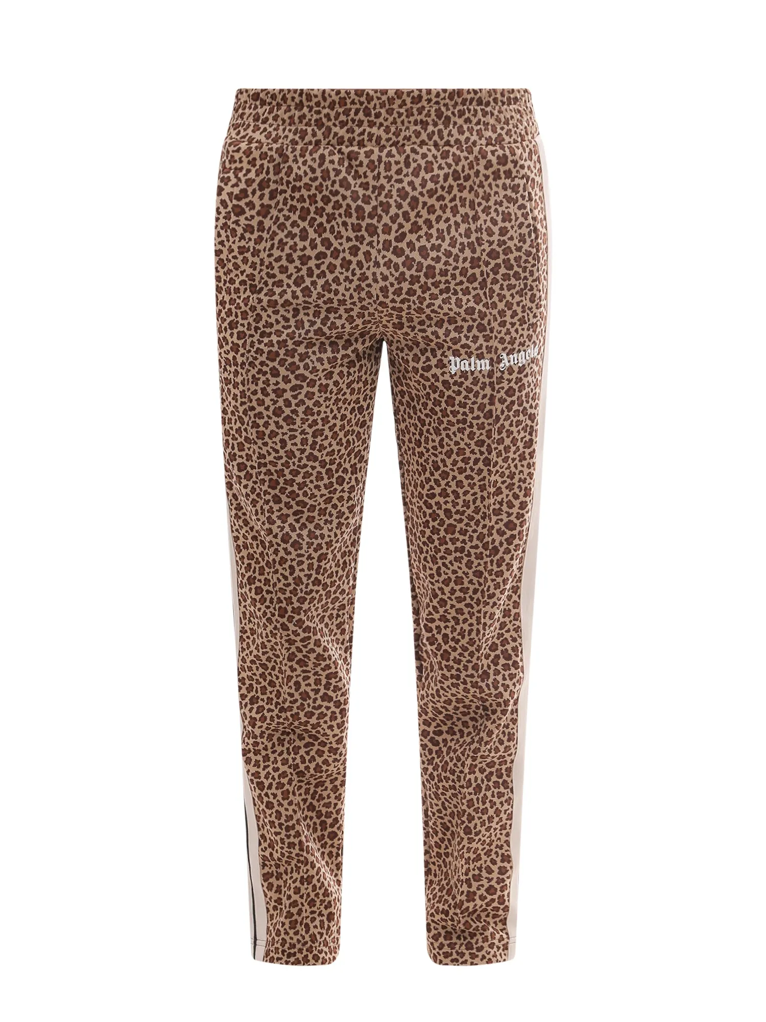 Palm Angels Straight Leg Leopard Printed Track Pants