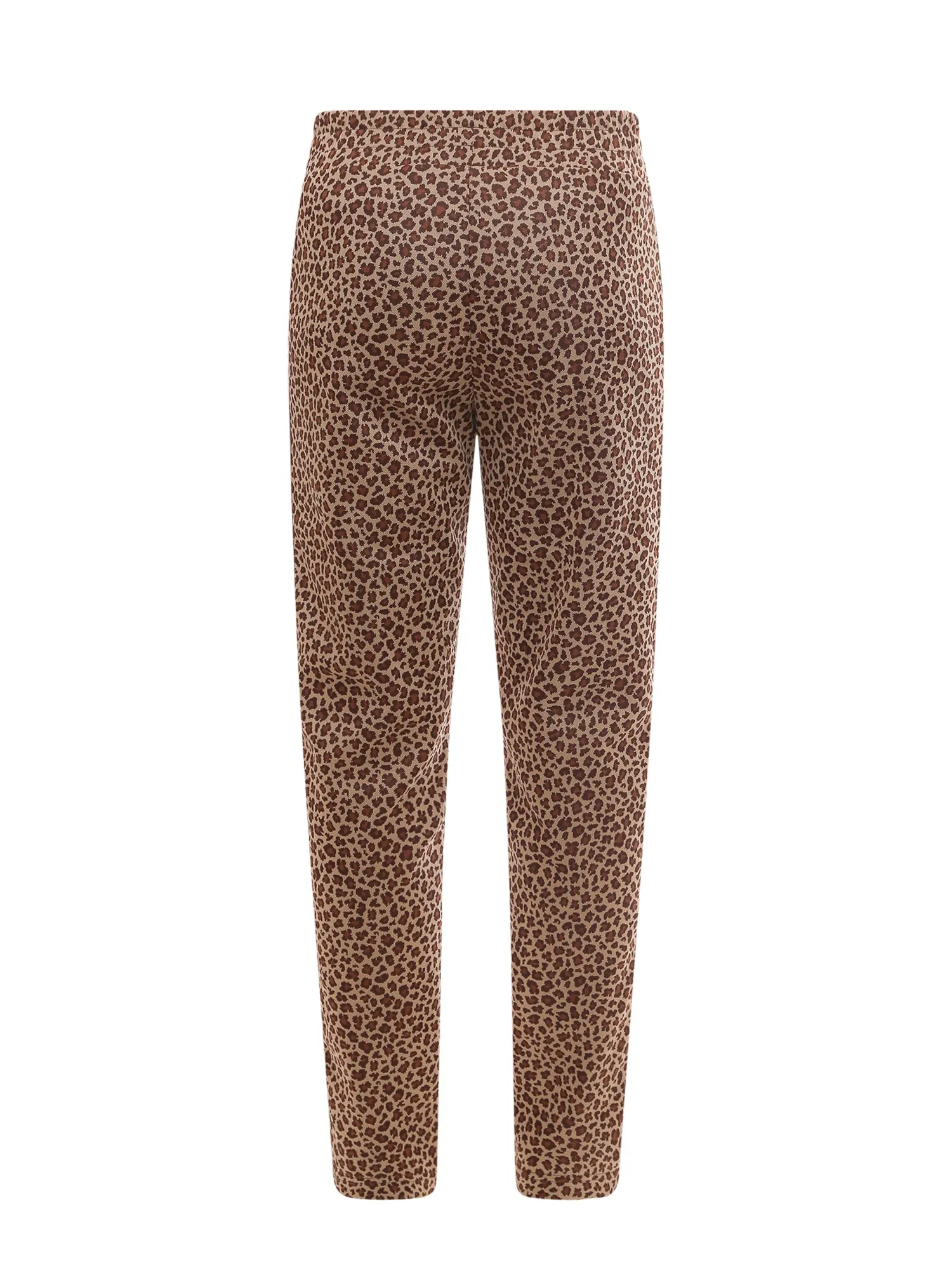 Palm Angels Straight Leg Leopard Printed Track Pants