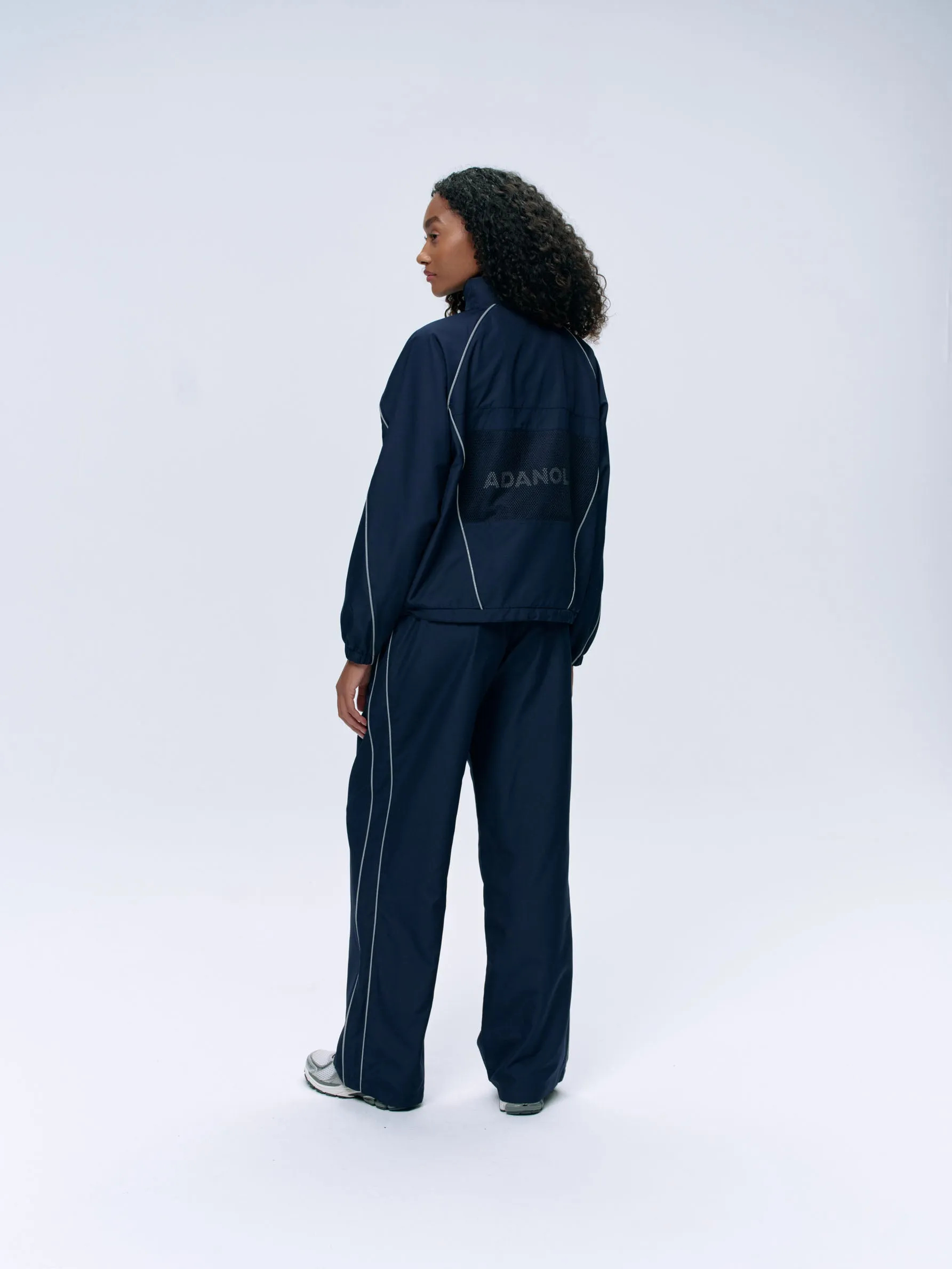 Piping Track Pant - Navy Blue