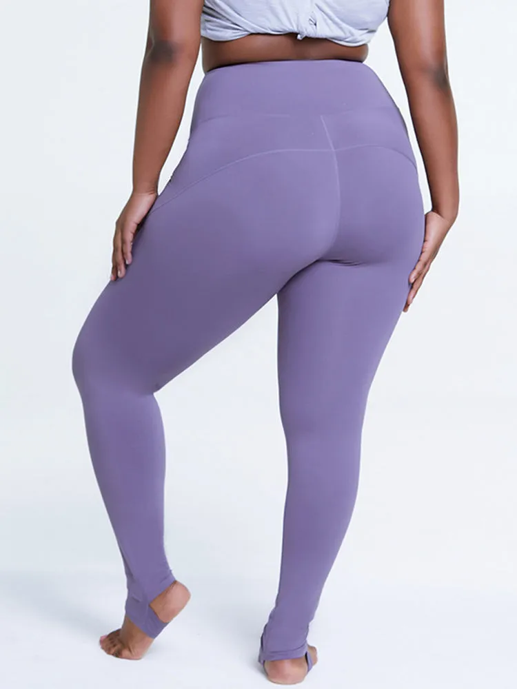 Plus Size High Waisted Yoga Pants Workout Leggings