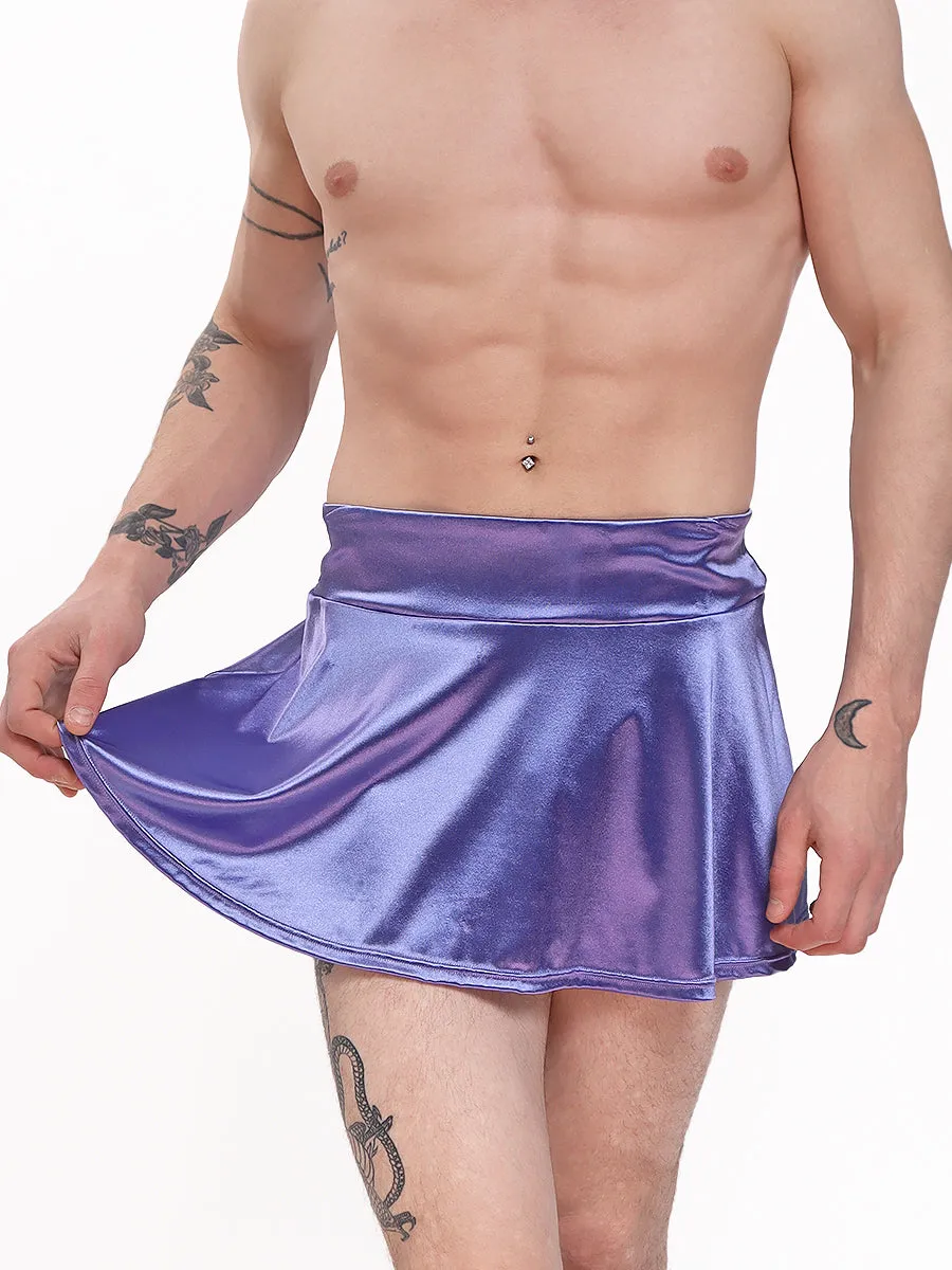 Satin Mini Skirt