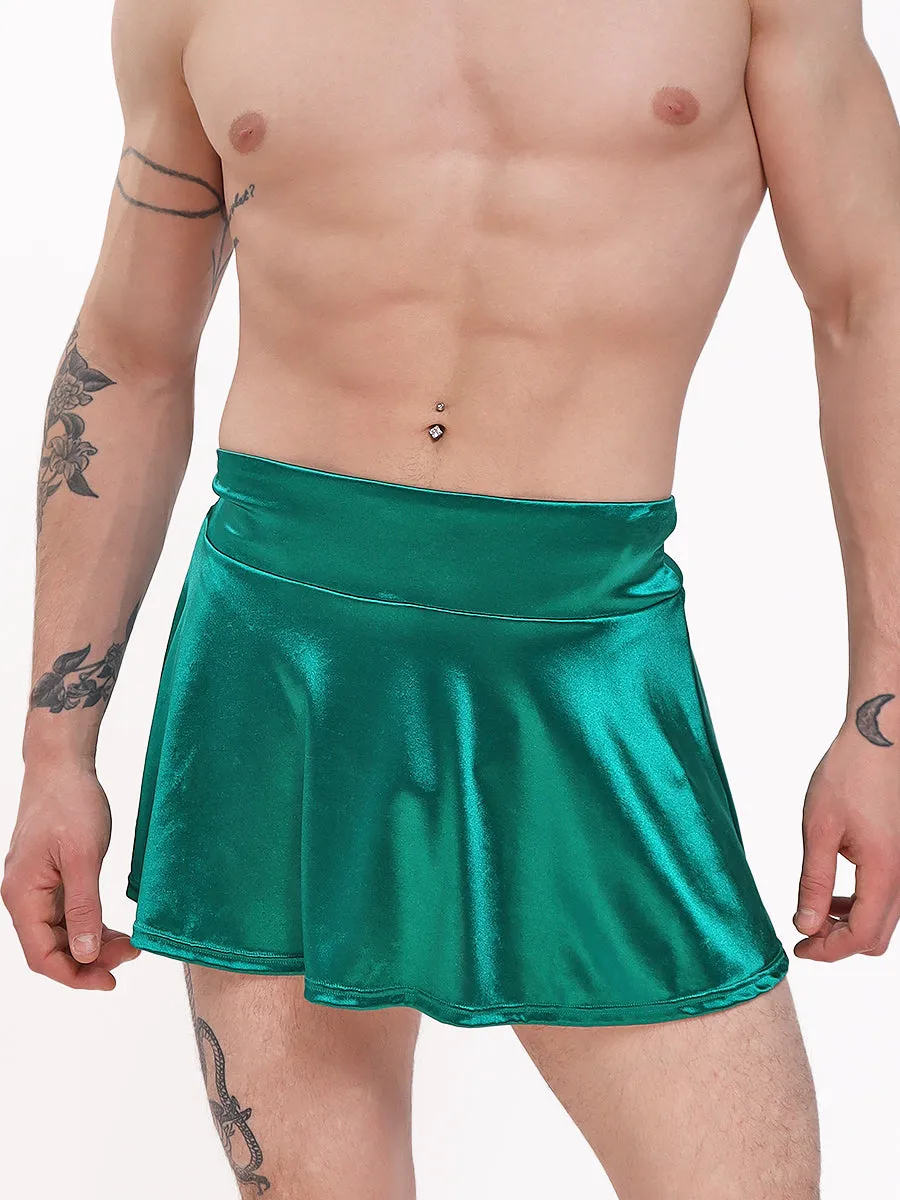 Satin Mini Skirt