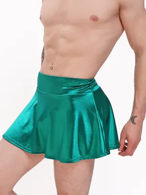 Satin Mini Skirt