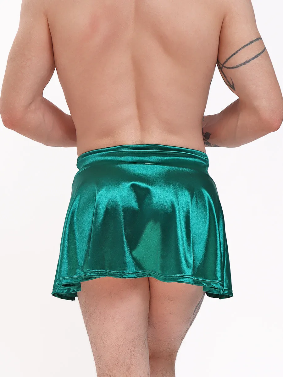 Satin Mini Skirt