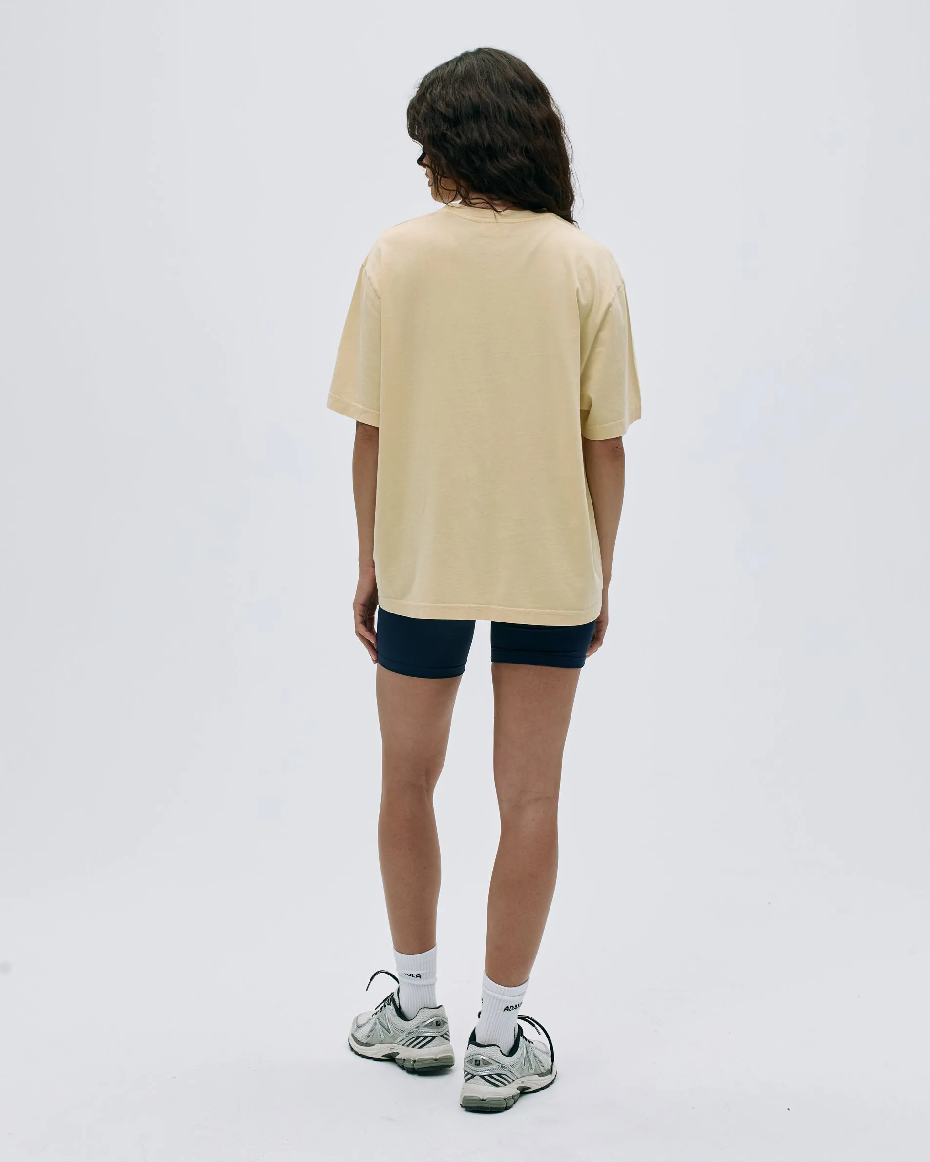 Sports Play Vintage Wash Lightweight T-shirt - Butter Yellow