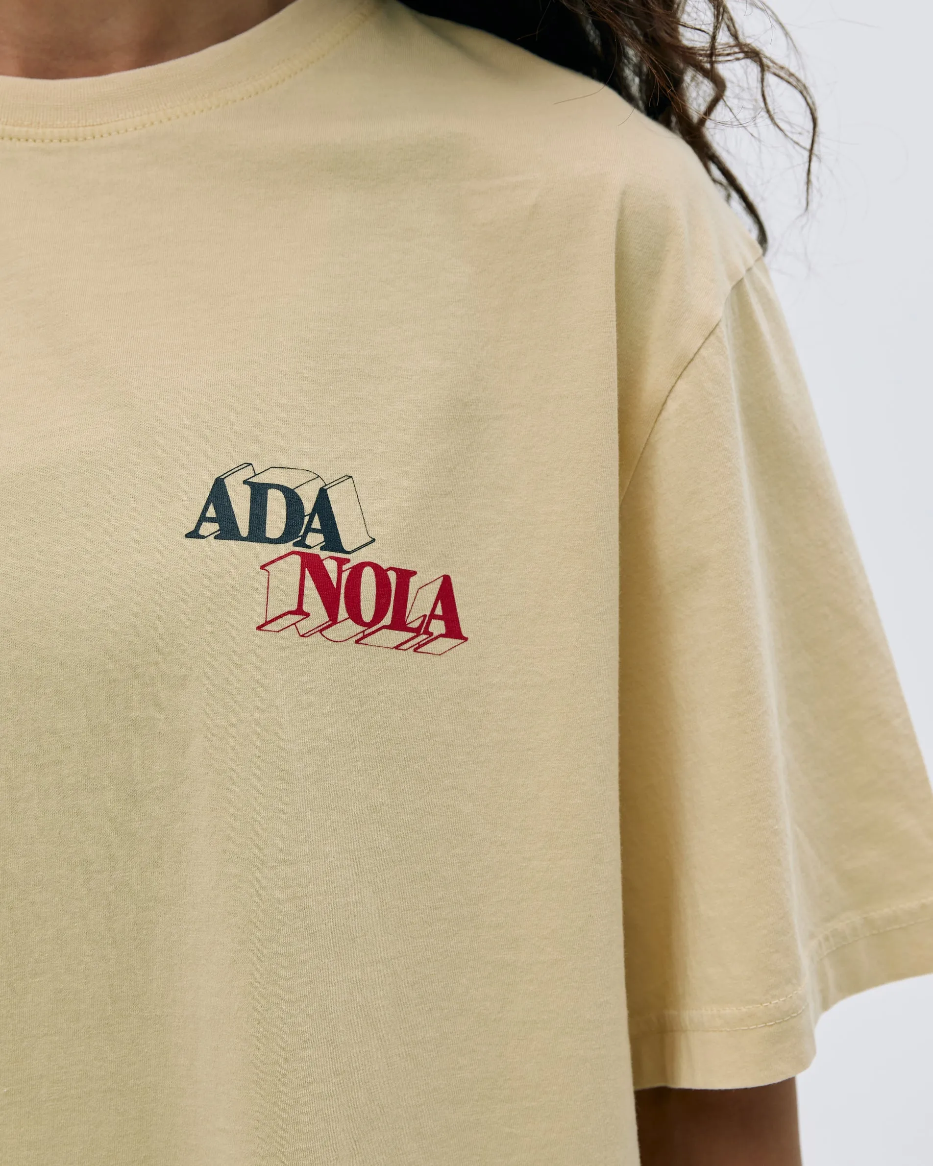 Sports Play Vintage Wash Lightweight T-shirt - Butter Yellow