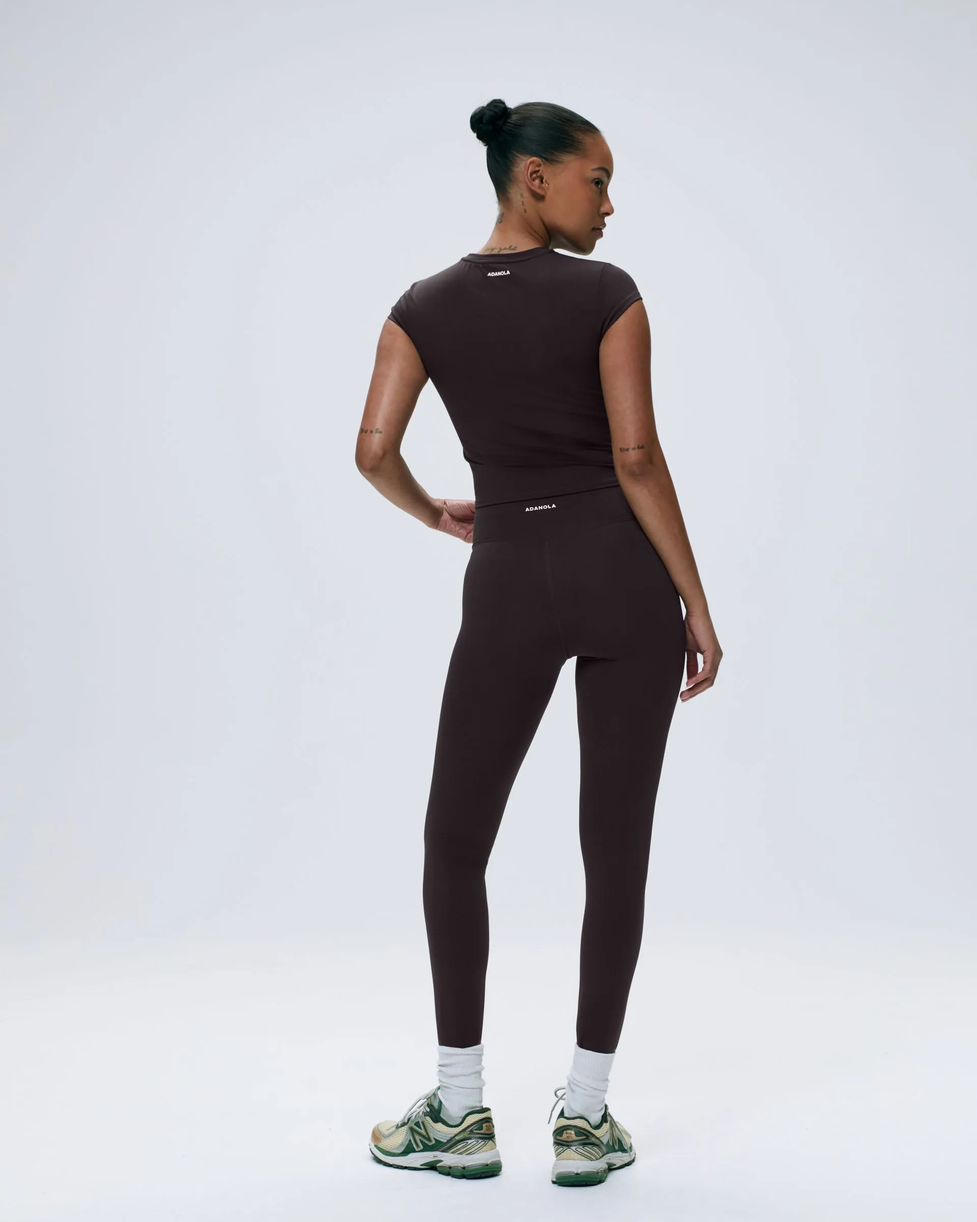 Ultimate Cap Sleeve Top - Coffee Bean