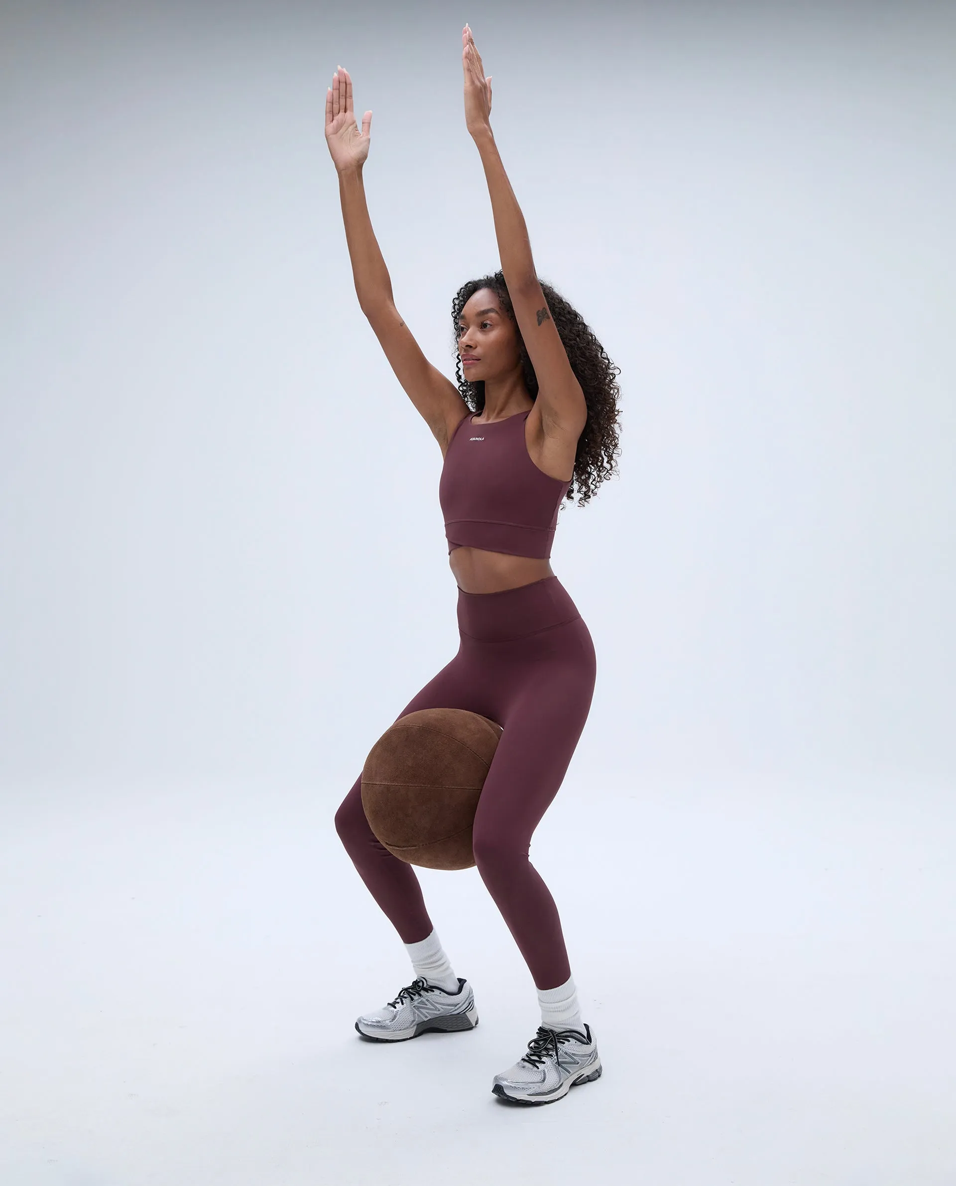 Ultimate Wrap Over Bra - Burgundy