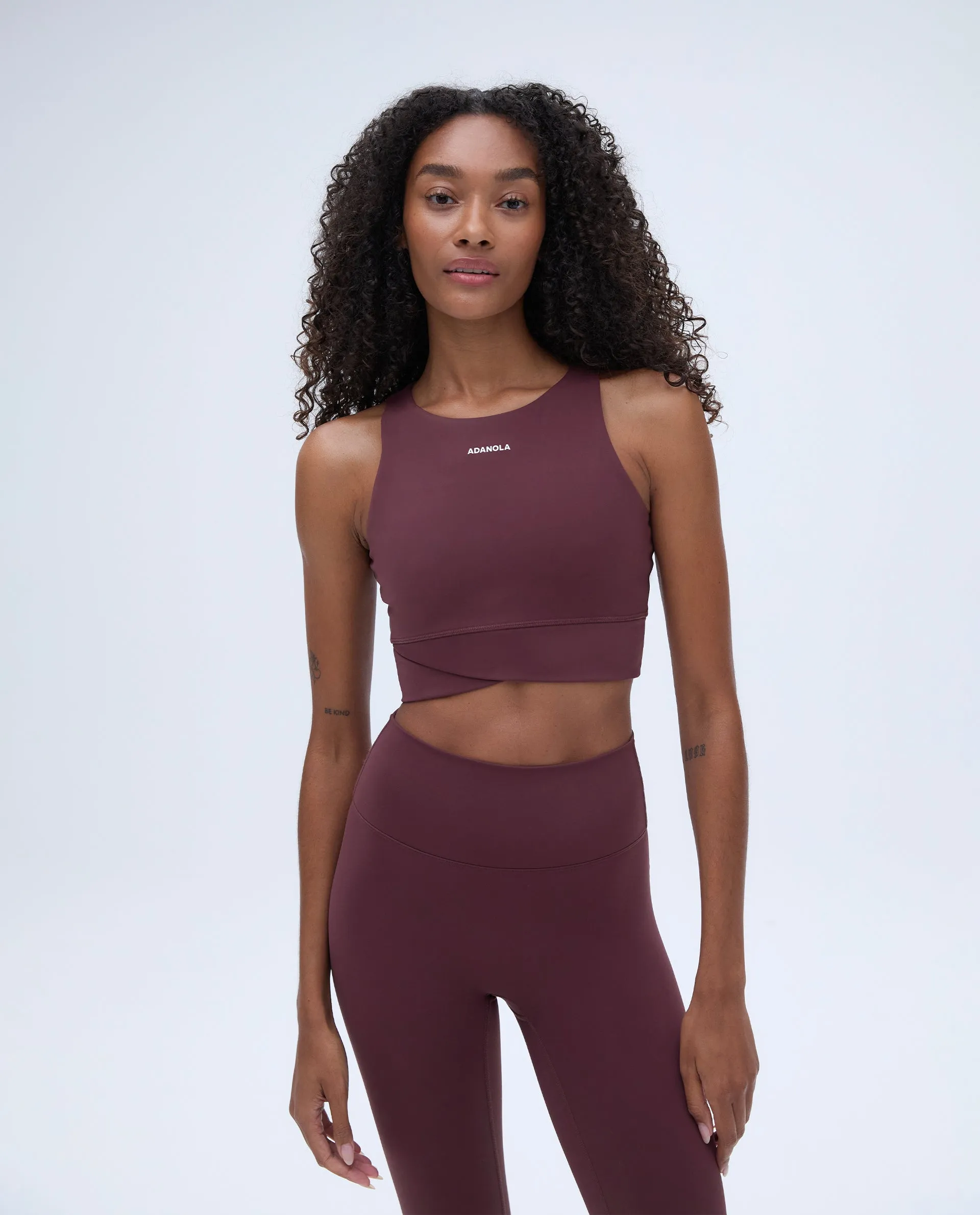 Ultimate Wrap Over Bra - Burgundy
